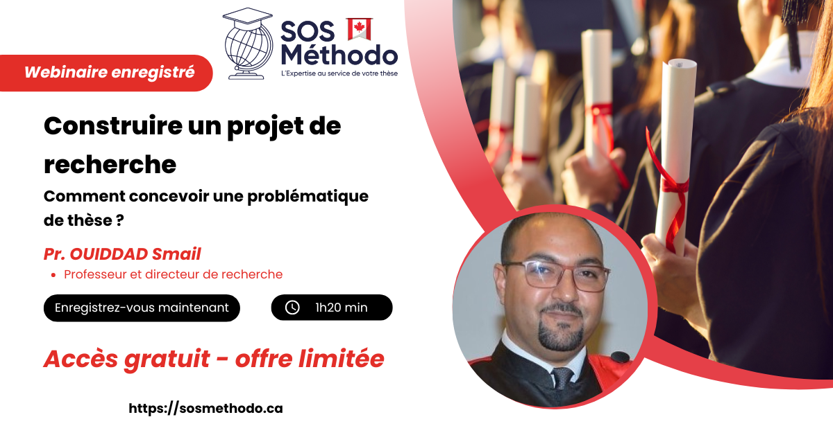 Construire et présenter un projet de recherche – Webinaire